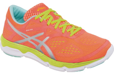 Image of 33-FA Road Running Shoe - Womens-Coral/Yellow/Mint-Medium-9
