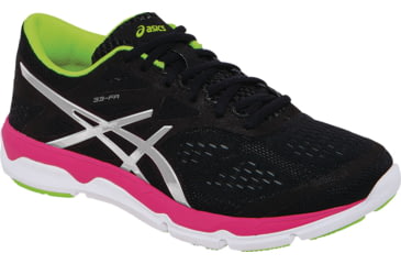 Image of 33-FA Road Running Shoe - Womens-Onyx/Pink/Yellow-Medium-11