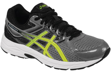 Image of Asics Gel-Contend 3 Road Running Shoe - Men's -Carbon/Yellow/Black-8-Wide