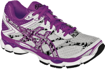 Image of Asics Gel-Cumulus 16 Lite-Show Road Running Shoe - Women's-Lightning/Purple/Black-Medium-10 US