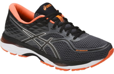 Image of Asics GEL-Cumulus 19 Road Running Shoes - Men's, Carbon/Black/Hot Orange, Medium, 10 US T7B3N.9790-10