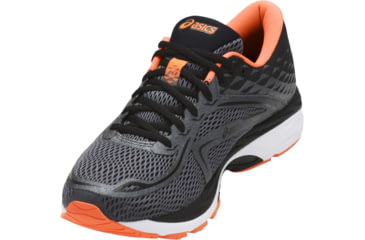 Image of Asics GEL-Cumulus 19 Road Running Shoes - Men's, Carbon/Black/Hot Orange, Medium, 10 US T7B3N.9790-10