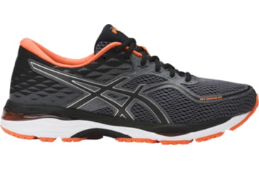 Image of Asics GEL-Cumulus 19 Road Running Shoes - Men's, Carbon/Black/Hot Orange, Medium, 10 US T7B3N.9790-10