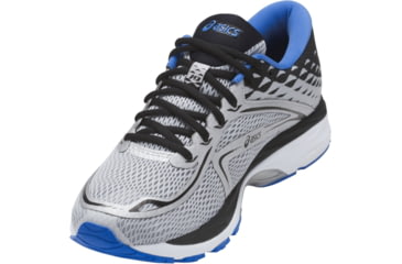 Image of Asics GEL-Cumulus 19 Road Running Shoes - Men's, Grey/Black/Directoire Blue, Extra Wide, 10 US T7C0N.9690-10