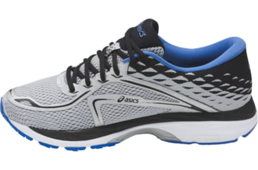 Image of Asics GEL-Cumulus 19 Road Running Shoes - Men's, Grey/Black/Directoire Blue, Wide, 10 US T7B4N.9690-10