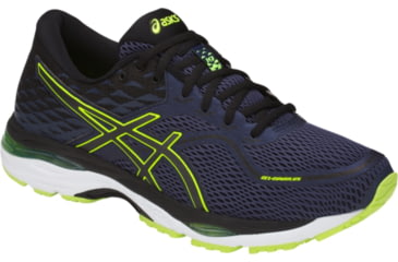 Image of Asics GEL-Cumulus 19 Road Running Shoes - Men's, Indigo Blue/Black/Safety Yellow, Medium, 10 US T7B3N.4990-10