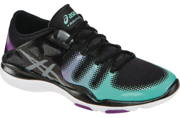Image of Asics Gel-Fit Vida Road Running Shoe - Women's -Black/Silver/Mint-Medium-10