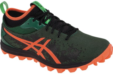 Image of Asics Gel-FujiRunnagade Trail Running Shoe - Mens-Green/Orange/Black-Medium-10 US