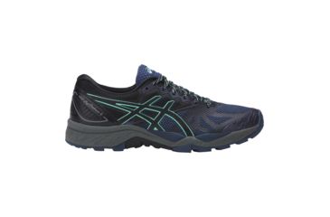 Image of Asics Gel-FujiTrabuco 6 Trail Running Shoe - Women's-Insignia Blue/Black/Ice Green-Medium-10