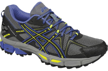 Image of Gel-Kahana 8 Trail Running Shoe - Womens-Aluminum/Black-Medium-6