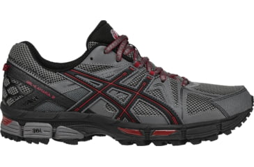 Image of Asics GEL-Kahana 8 Trail Running Shoes - Men's, Shark/Black/True Red, Medium, 12.5 US T6L0N.9690-12.5