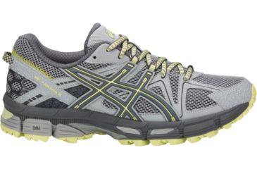 Image of Asics GEL-Kahana 8 Trail Running Shoes - Women's, Mid Grey/Carbon/Limelight, Medium, 7.5 US T6L5N.9697-7.5