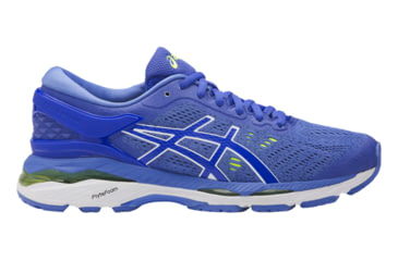 Image of Asics Gel-Kayano 24 Road Running Shoe - Women's-Blue Purple/Regatta Blue/White-Medium-6.5