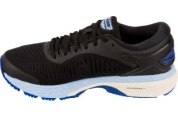 Image of Asics GEL-Kayano 25 Road Running Shoes - Womens, Black/ASICS Blue, Medium, 7 US, 1012A026.001-7