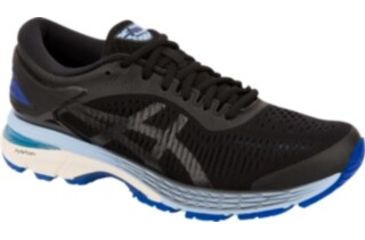 Image of Asics GEL-Kayano 25 Road Running Shoes - Womens, Black/ASICS Blue, Medium, 7 US, 1012A026.001-7