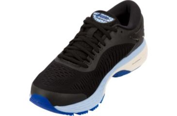 Image of Asics GEL-Kayano 25 Road Running Shoes - Womens, Black/ASICS Blue, Medium, 7 US, 1012A026.001-7