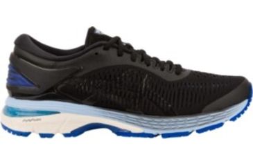 Image of Asics GEL-Kayano 25 Road Running Shoes - Womens, Black/ASICS Blue, Medium, 7 US, 1012A026.001-7