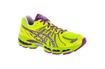 Image of Asics Gel-Nimbus 15 Lite Show Road Running Shoe - Women's-Yellow-Medium-6 US