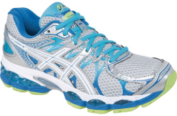 Image of Asics Gel-Nimbus 16 Road Running Shoe - Women's-Lightning/White-Medium-8 US