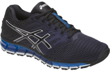 Image of Asics Gel-Quantum 180 2 Road Running Shoe - Mens-Peacoat/Black/Directorie Blue-Medium-11