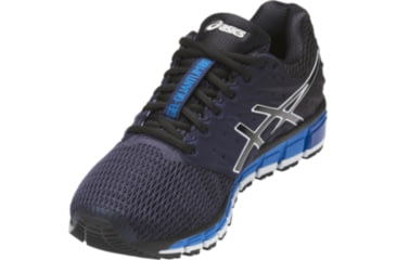 Image of Asics Gel-Quantum 180 2 Road Running Shoe - Mens-Peacoat/Black/Directorie Blue-Medium-11
