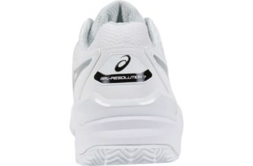 Image of Asics GEL-Resolution 7 Clay Court Road Running Shoes - Mens, White/Silver, Medium, 15 US, E702Y.0193-15