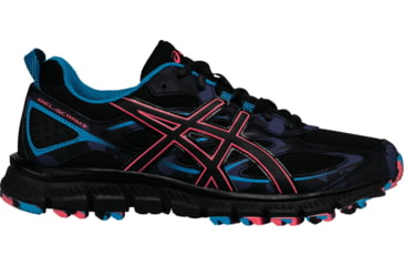 Image of Asics Gel-Scram 3 Trail Running Shoe - Women's-Anthracite/Blk/Columbia Sea-Medium-11