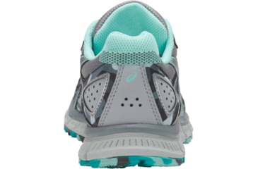 Image of Asics GEL-Scram 3 Trail Running Shoes - Women's, Stone Grey/Silver/Aruba Blue, Medium, 6.5 US T6K7N.1193-6.5