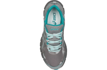 Image of Asics GEL-Scram 4 Trail Running Shoes - Womens, Mid Grey/Lagoon, Medium, 9 US, 1012A039.020-9