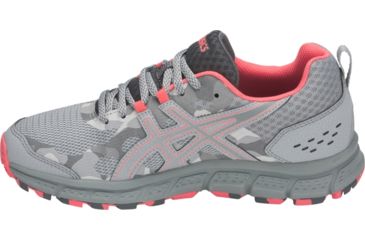 Image of Asics GEL-Scram 4 - Womens, Mid Grey/Stone Grey, 9.5, Medium, 1012A039.021-9.5