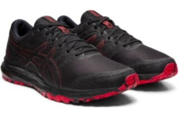 Image of Asics Gel-Scram 5 Running Shoes - Mens, Black/Speed Red, Medium, 7, 1011A559-001-7