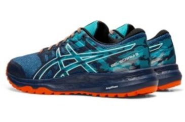 Image of Asics Gel-Scram 5 Running Shoes - Womens, Blue Expanse/White, Medium, 10.5, 1012A474-400-10.5