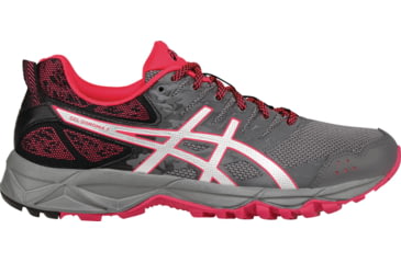 Image of Asics Gel-Sonoma 3 Trail Running Shoe - Women's-Carbon/Silver/Diva Pink-Medium-8