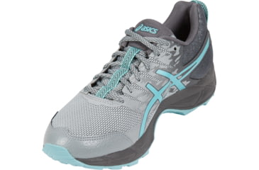 Image of Asics GEL-SONOMA 3 Trail Running Shoes - Women's, Midgrey/Aqua Splash/Carbon, Medium, 7.5 US T774N.9667-7.5