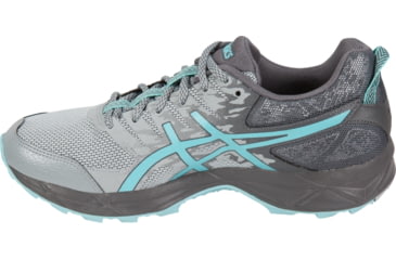 Image of Asics GEL-SONOMA 3 Trail Running Shoes - Women's, Midgrey/Aqua Splash/Carbon, Medium, 7.5 US T774N.9667-7.5