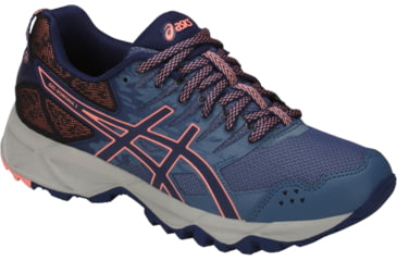 Image of Asics GEL-SONOMA 3 Trail Running Shoes - Women's, Smoke Blue/Indigo Blue/Begonia Pink, Medium, 6.5 US T774N.5649-6.5