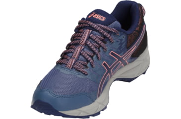 Image of Asics GEL-SONOMA 3 Trail Running Shoes - Women's, Smoke Blue/Indigo Blue/Begonia Pink, Medium, 6.5 US T774N.5649-6.5