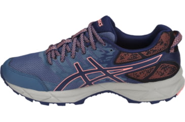 Image of Asics GEL-SONOMA 3 Trail Running Shoes - Women's, Smoke Blue/Indigo Blue/Begonia Pink, Medium, 6.5 US T774N.5649-6.5