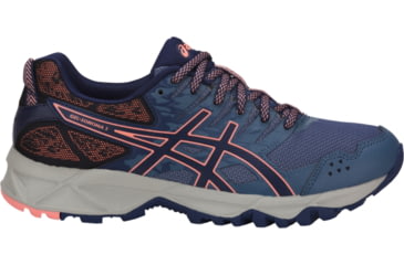 Image of Asics GEL-SONOMA 3 Trail Running Shoes - Women's, Smoke Blue/Indigo Blue/Begonia Pink, Medium, 6.5 US T774N.5649-6.5