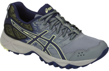 Image of Asics GEL-SONOMA 3 Trail Running Shoes - Women's, Stone Grey/Indigo Blue/Limelight, Medium, 11 US T774N.1149-11