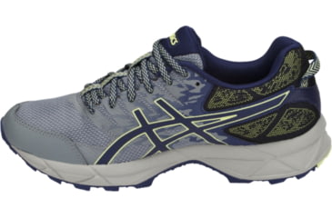 Image of Asics GEL-SONOMA 3 Trail Running Shoes - Women's, Stone Grey/Indigo Blue/Limelight, Medium, 11 US T774N.1149-11
