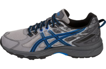 Image of Asics GEL-Venture 6 Trail Running Shoes - Men's, Aluminum/Black/Directoire Blue, Extra Wide, 10 US T7G3N.9690-10