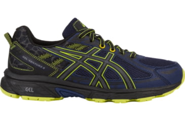 Image of Asics GEL-Venture 6 Trail Running Shoes - Men's, Indigo Blue/Black/Energy Green, Medium, 10 US T7G1N.4990-10