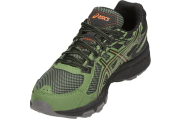 Image of Asics GEL-Venture 6 Trail Running Shoes - Mens, Cedar Green/Lava Orange, Medium, 11 US, T7G1N.300-11