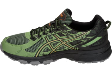 Image of Asics GEL-Venture 6 Trail Running Shoes - Mens, Cedar Green/Lava Orange, Medium, 11 US, T7G1N.300-11