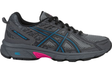 Image of Asics GEL-Venture 6 Trail Running Shoes - Women's, Black/Island Blue/Pink, Medium, 10 US T7G6Q.9041-10