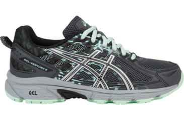 Image of Asics GEL-Venture 6 Trail Running Shoes - Women's, Castlerock/Silver/Honeydew, Medium, 8 US T7G6Q.9793-8