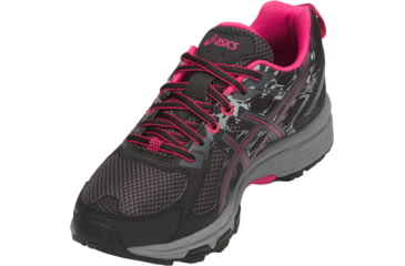 Image of Asics GEL-Venture 6 Trail Running Shoes - Womens, Black/Pixel Pink, Medium, 6.5 US, T7G6N.001-6.5