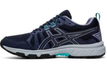 Image of Asics Gel-Venture 7 Running Shoes - Womens, Black/Silver, Medium, 9.5, 1012A476-001-9.5