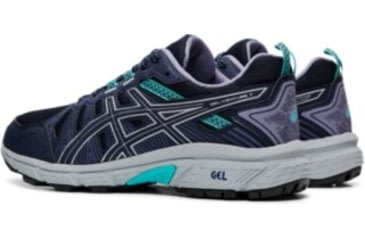 Image of Asics Gel-Venture 7 Running Shoes - Womens, Black/Silver, Medium, 9.5, 1012A476-001-9.5